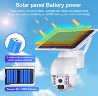 كاميرا خارجية ذكية 4G تعمل بالطاقة الشمسية