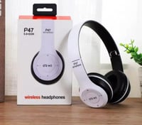 سماعة P47 بلوتوث 5.0 لاسلكية مريحة بصوت ستيريو قوي