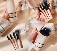 فرش مكياج للوجه قوتشي - 4 قطع مع العلبه