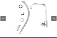 خلاط مجلى رخام واقف كروم لماع