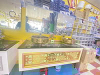 مغسله كلادينج كرستال ذهبي 150سم