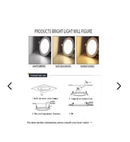 كشاف بنل دفن 3بوصه 7وات اصفر