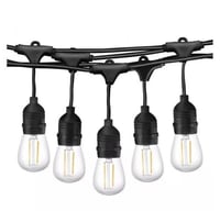 عقد لمبات 10 متر زينة خارجي بدون لمبه