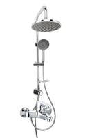 طقم مسطره دش مع خلاط كروم كامل