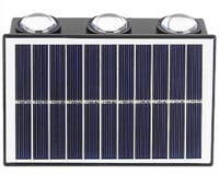 كشاف بوابه طاقة شمسية انارة صفراء 6 وات