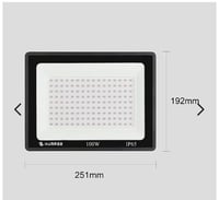 كشاف خارجي مربع 100W وات
