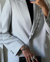 بليزر شك =لون سماوي