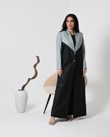 عباية بليزر بلونين