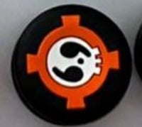 أسود وبرتقالي