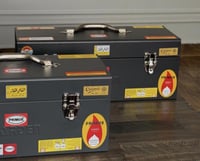 صندوق ادوات الشاي (كبير) رمادي