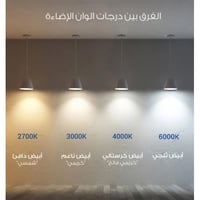 سبوت داون لايت 7 واط 7 سم اضاءه اختياره