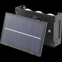 كشاف بوابة خارجي بالطاقة الشمسية مع حساس ضوء لون ا...