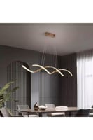 نجف مودرن ذهبي لون الانارة 3 اضاءات 42 واط