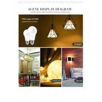 لمبه كروي 9 واط ابيض