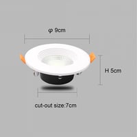 سبوت داون لايت 7 واط 7 سم اضاءه اختياره