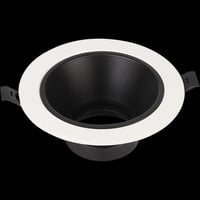 فريم مانع توهج 7 سم بلاستيك اسود ابيض