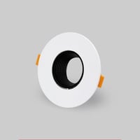 فريم مانع توهج 10 سم بلاستيك اسود ابيض