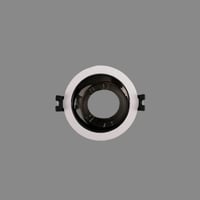 فريم مانع توهج 7 سم المنيوم اسود ابيض