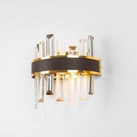 ابليك كريستال ذهبي مع حزام بني