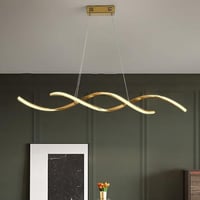 نجف مودرن ذهبي لون الانارة 3 اضاءات 42 واط