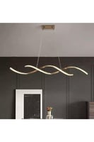 نجف مودرن ذهبي لون الانارة 3 اضاءات 42 واط