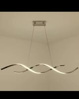 نجف مودرن ذهبي لون الانارة 3 اضاءات 42 واط