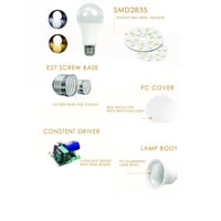 لمبه كروي 9 واط ابيض