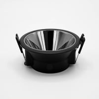 فريم مانع توهج 7 سم المنيوم اسود كامل