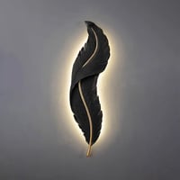 ابليك ريشه جداري اسود مقاس صغير