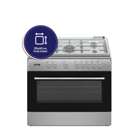 فرن غاز ارو 5 شعلات ايطالي تركي مقاس 60/90 - RO-90...