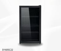 ثلاجة عرض زجاجي دانسات باب واحد بسعة 73 لتر لون اس...