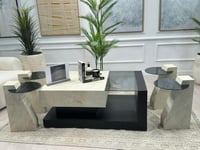 طقم طاولات كوبرا 5 قطع لون اسود