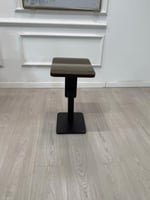 طاولة خدمة سطح مرايا قاعده خشب لون اسود