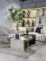 طقم طاولات نيو خزامة 5 قطع لون مكس