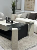 طقم طاولات كوبرا 5 قطع لون اسود