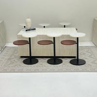 طقم طاولات 7قطع بديل الرخام ملمس ناعم قاعدة الخدمه...