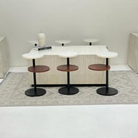 طقم طاولات 7قطع بديل الرخام ملمس ناعم قاعدة الخدمه...