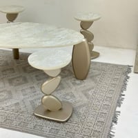 طقم طاولات ستون 5 قطع مكس