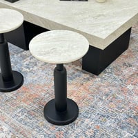 طقم طاولات بيرة 7 قطع لون اسود