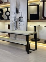 طاولة بلازما دورين سطح بديل الرخام الحجري قاعده حد...