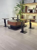 طقم طاولات ليون سنديان 5قطع