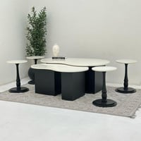 طقم طاولات كلياوي 6قطع لون اسود