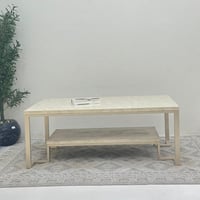 طاولة دورين سطح بديل رخام قاعده حديد لون مكس