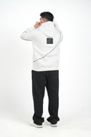 Hiems White & Black Hoodie