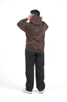 Hiems Brown & White Hoodie