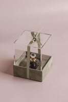 ١٠ حبات - توزيعات تولة كريستال خمرية شعر او مسك