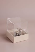 ١٠ حبات - توزيعات تولة كريستال خمرية شعر او مسك