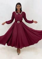 فستان كلاسيكي - موديل 078