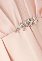 فستان خربزي - موديل 083