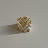 خاتم مثلثات - Ring Free Size